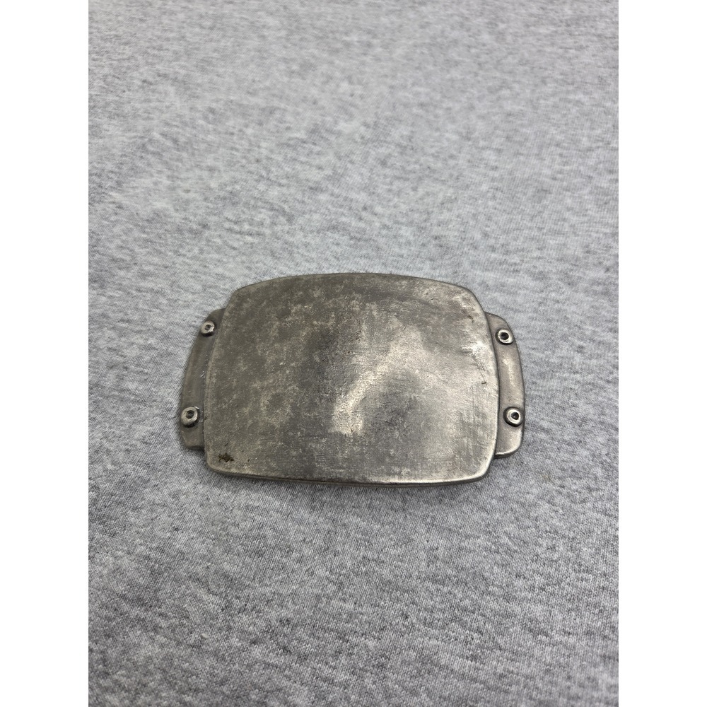 Antique Blank Military Style Riveted Metal Belt Buckle Custom